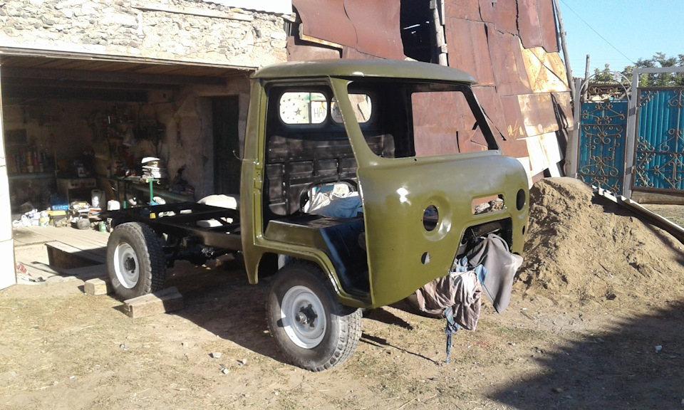 Пикап. Часть 3. Покраска и помывка. - УАЗ 3303, 2,9 л, 2001 года тюнинг DRIVE2