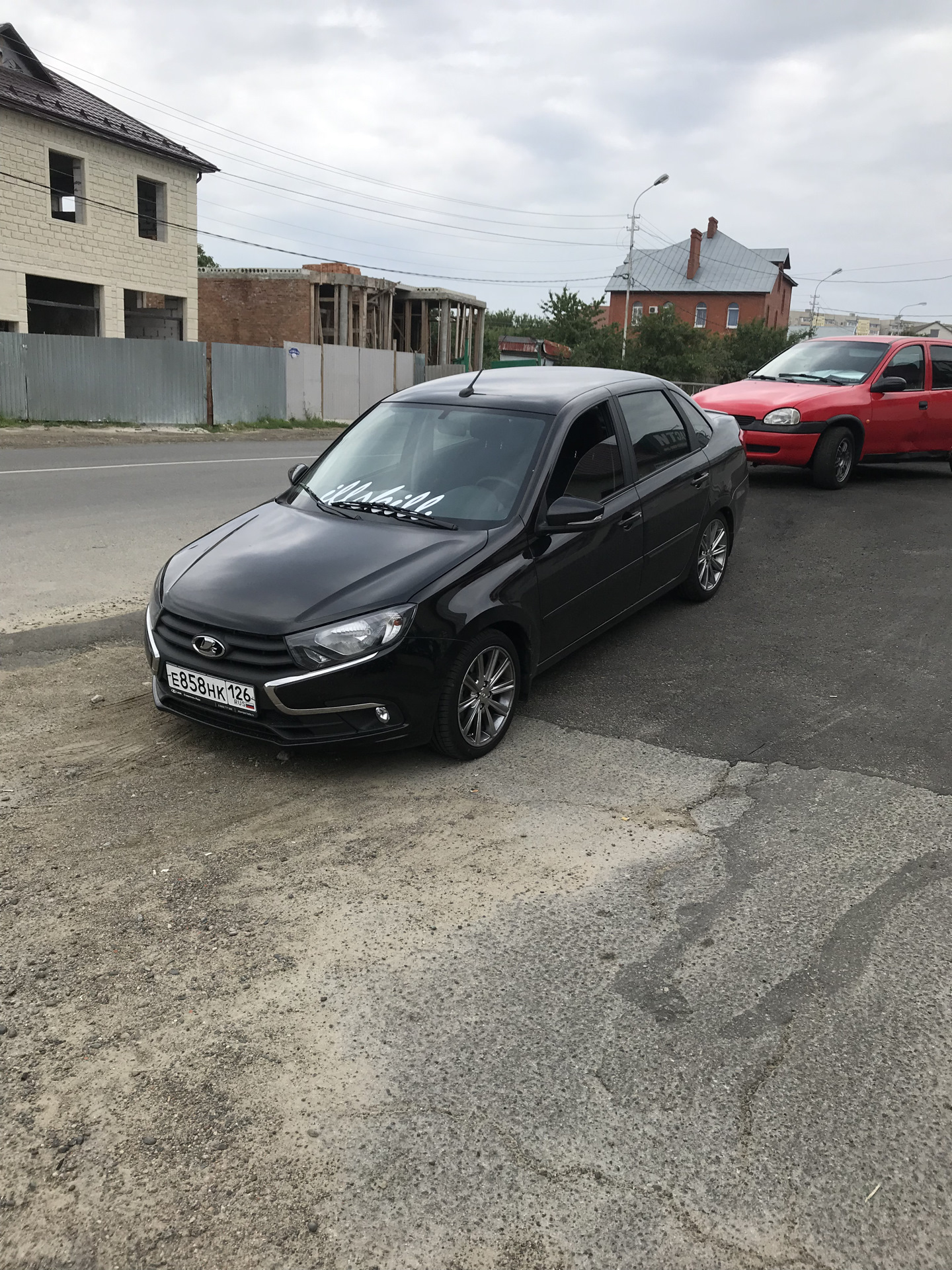 Установка ПТФ — Lada Гранта (2G) FL, 1,6 л, 2019 года | электроника ...
