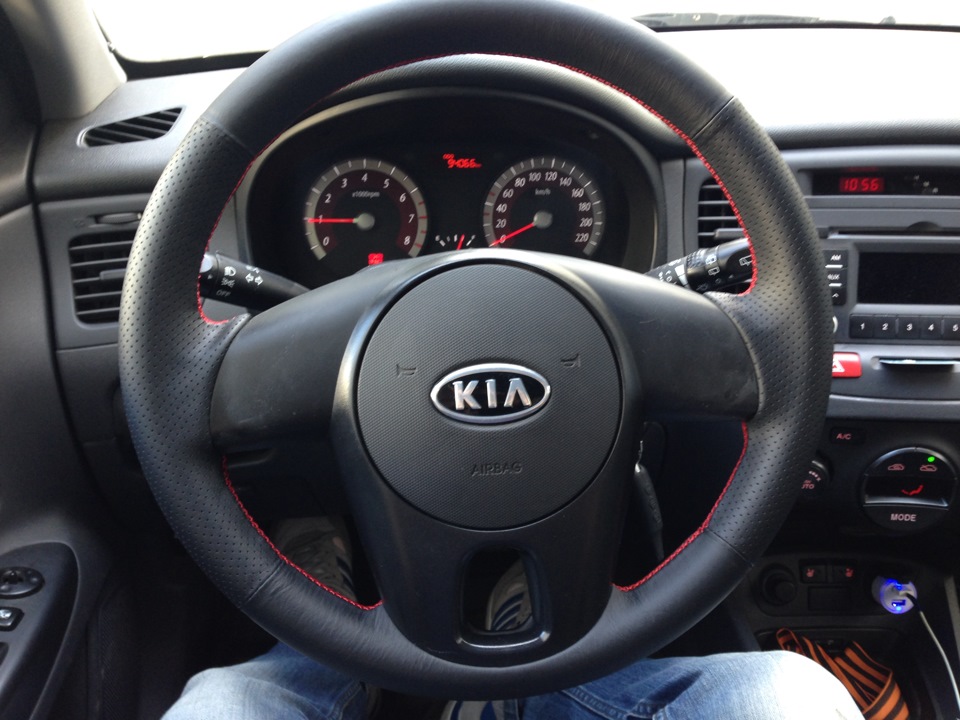 Руль! — KIA Rio (2G), 1,4 л, 2009 года | стайлинг | DRIVE2