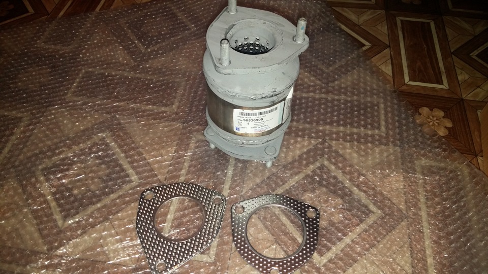 Пламягаситель(резонатор) вместо катализатора — Chevrolet Cruze (1G), 1 ...