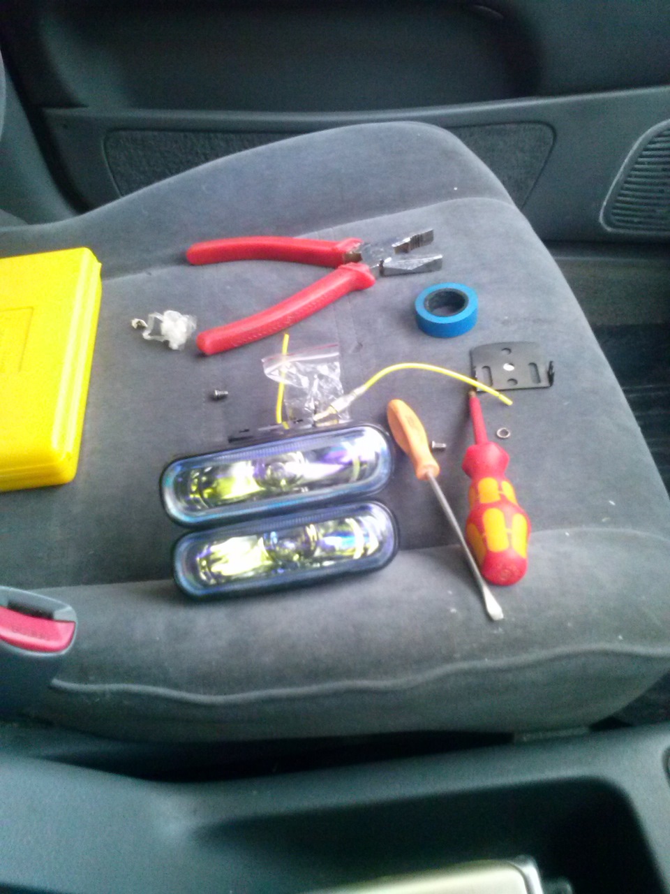 Замена дневных ходовых огней на лазерные противотуманки — Nissan ...