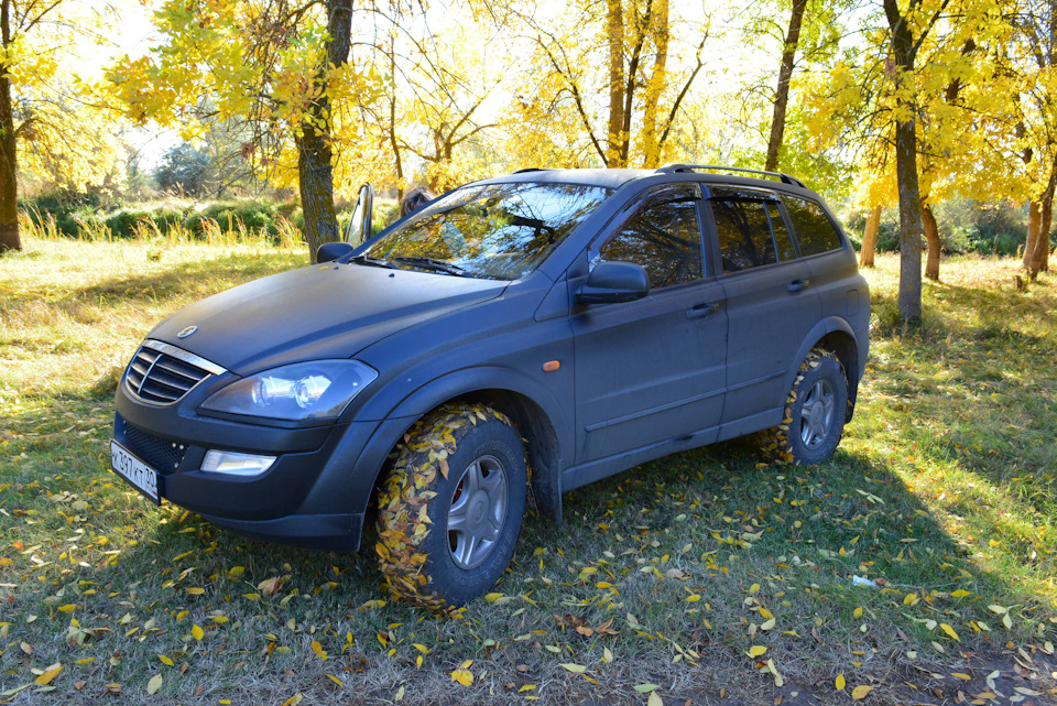 Ssangyong kyron черный дым