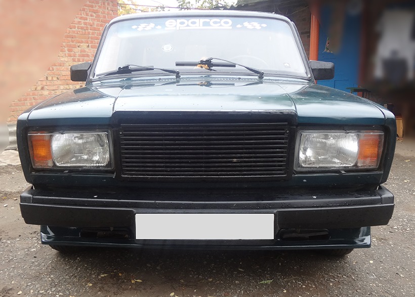 Убрал надпись на лобовом стекле. — Lada 21074, 1,6 л, 2005 года ...