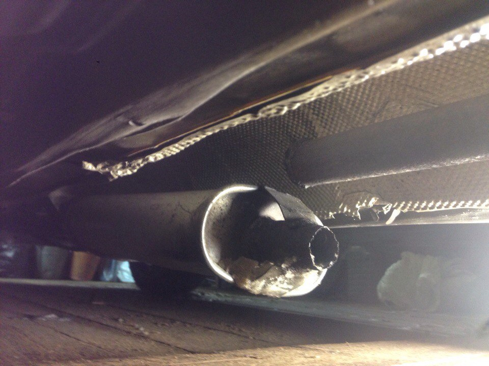 Выхлопная система — Nissan Note (1G), 1,4 л., 2006 года | своими руками ...