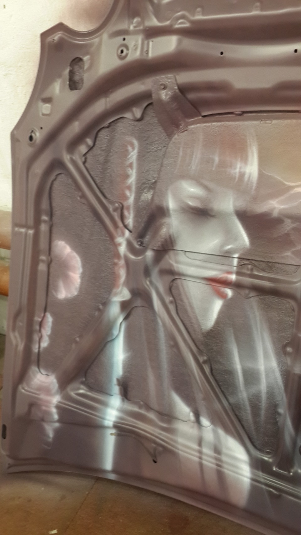 Аэрография под капотом — Toyota Aristo (II), 3 л, 1998 года | стайлинг ...