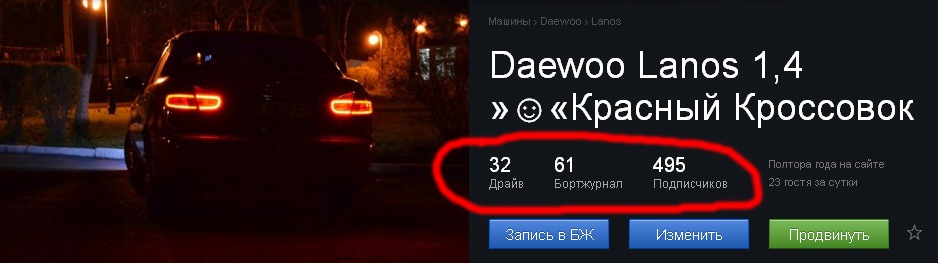 Как вам НОВОЕ? тепрь Драйв Бортжурнал Подписчики! — Daewoo Lanos, 1,4 л ...