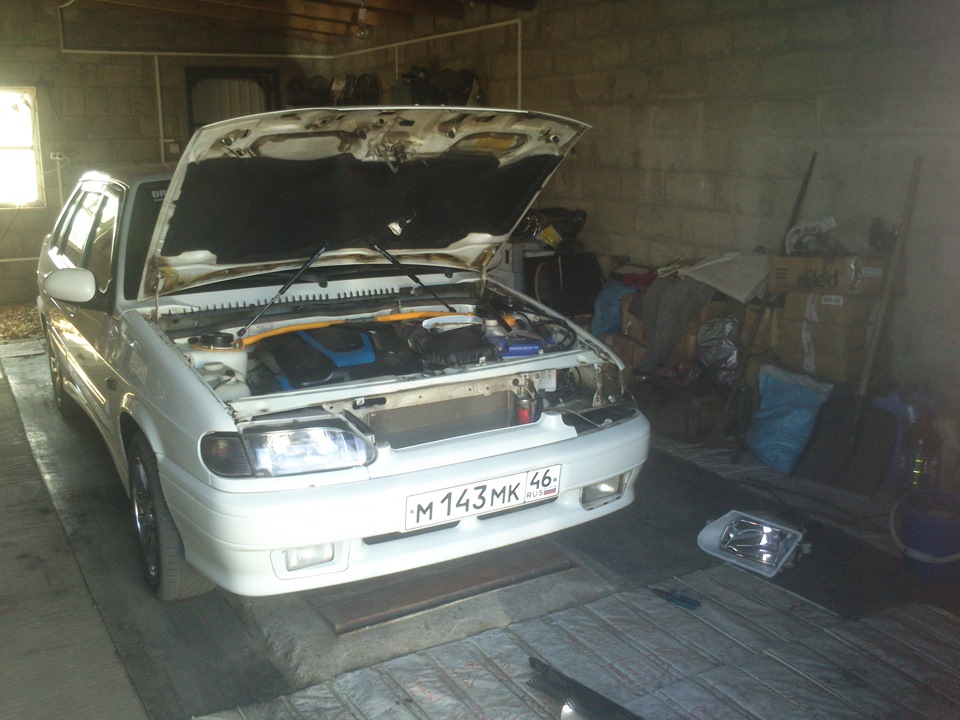 Замена стекла на фаре и новый корректор — Lada 2115, 1,6 л, 2010 года ...