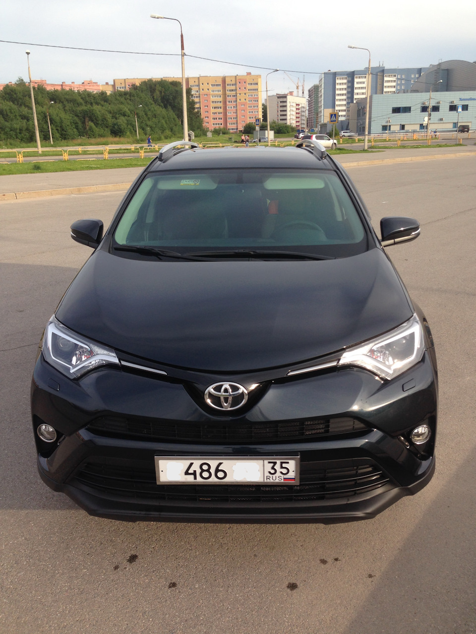 Рейлинги Rav4 (Оригинал) (2016) — Toyota RAV4 (IV), 2 л, 2016 года | тюнинг  | DRIVE2