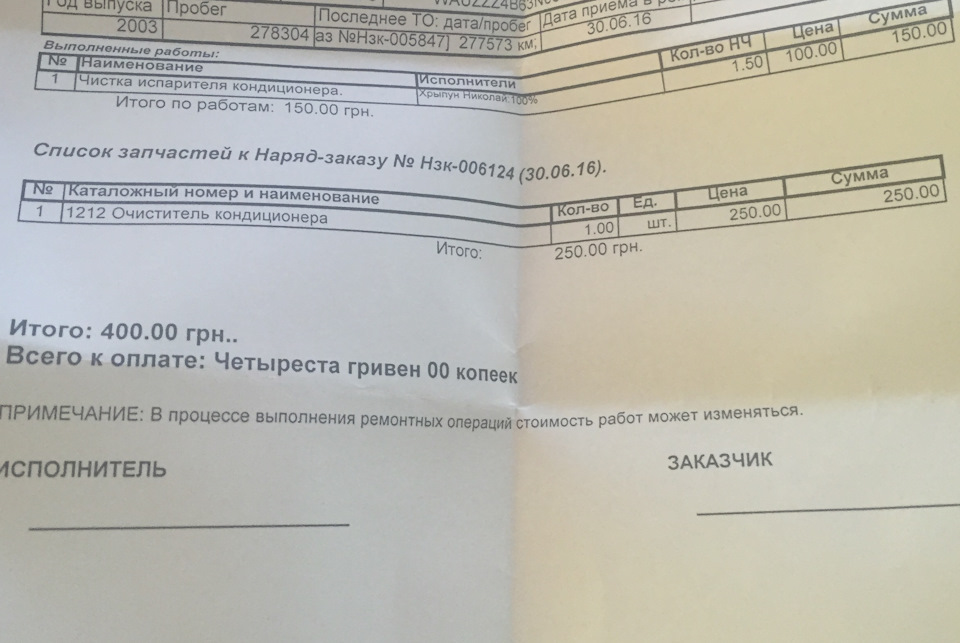 Диагностика ГУР и антибактериальная обработка кондиционера. — Audi A6 ...