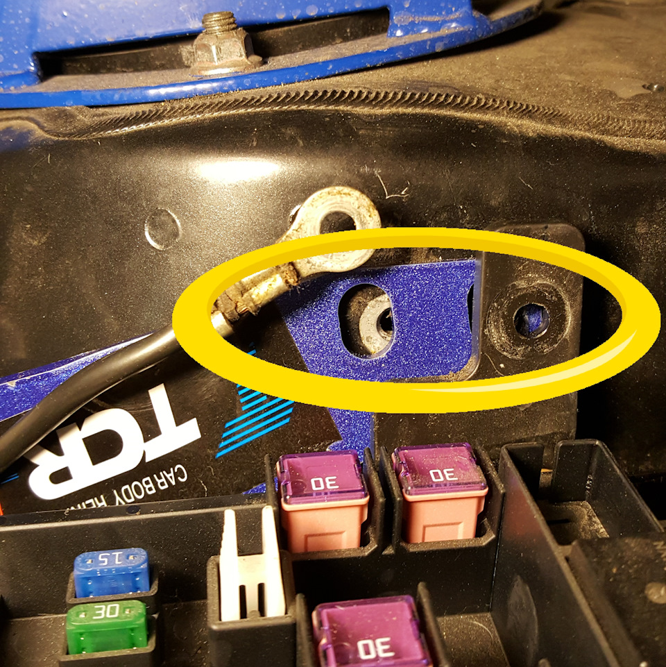 Вот тут видно, на сколько у оригинала не совпадали отверстия. — Subaru Forester (SH)