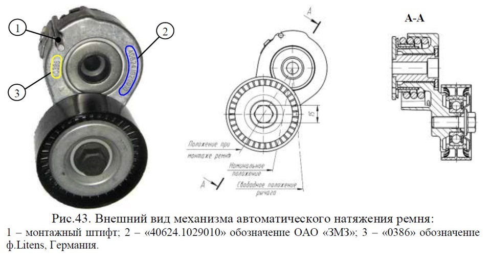 Поломка автоматического натяжителя ремня УАЗ патриот. — УАЗ Patriot, 2.7  л., 2011 года на DRIVE2