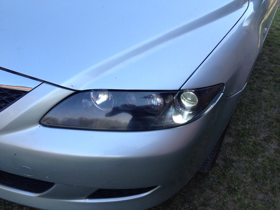 Мутные линзы — Mazda Atenza (1G), 2,3 л, 2002 года | своими руками | DRIVE2