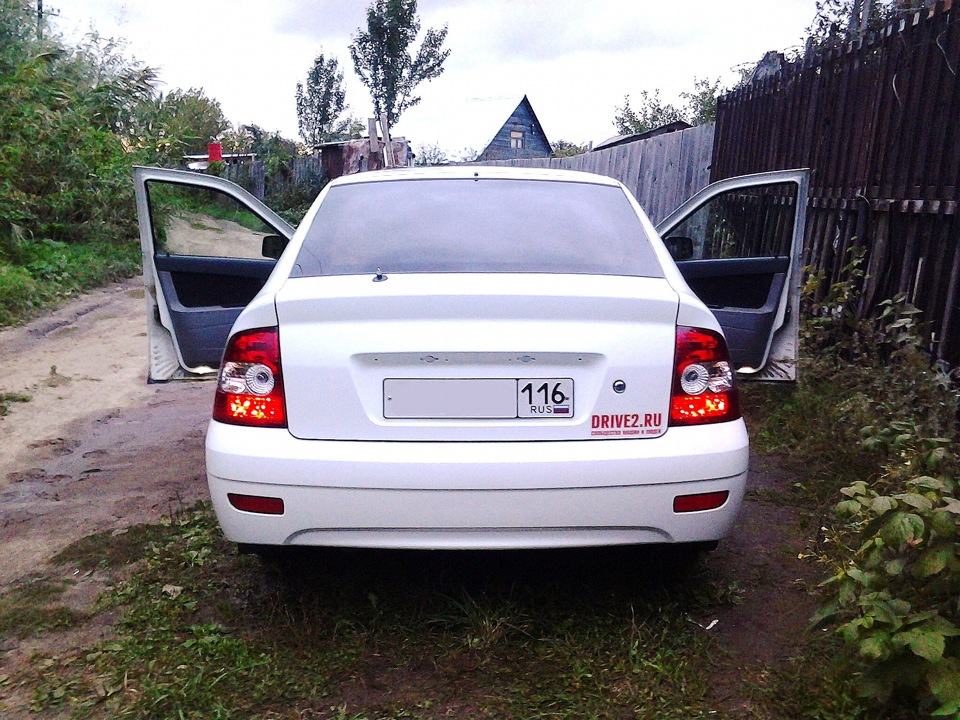 Немного изменил задний вид приорки — Lada Приора хэтчбек, 1,6 л, 2010 ...