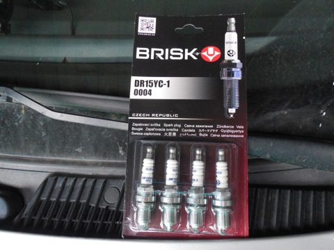 DR15YC1 Свеча зажигания ВАЗ-2112 DR15YC-1 SUPER комплект BRISK ...