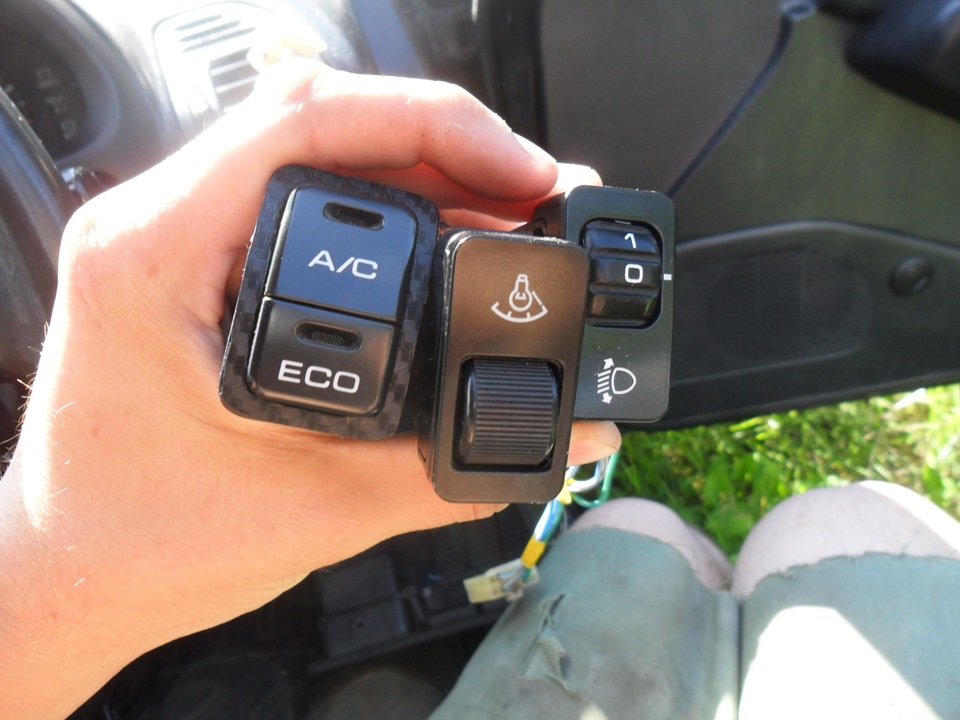 Переходим на светодиоды — кнопка кондиционера, регулятор яркости и ...