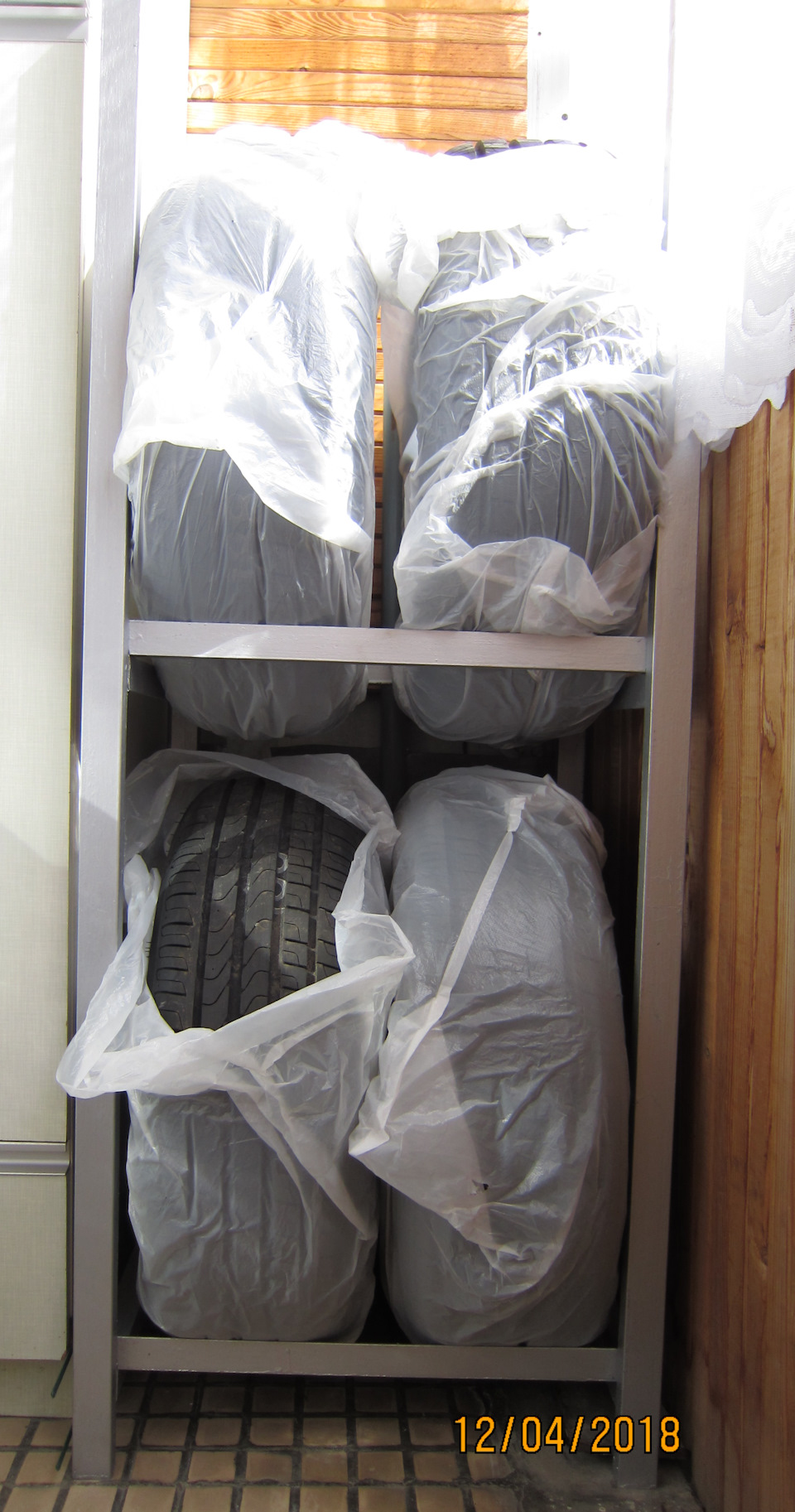 Хранение резины — Nissan Qashqai (2G), 2 л, 2018 года | другое | DRIVE2