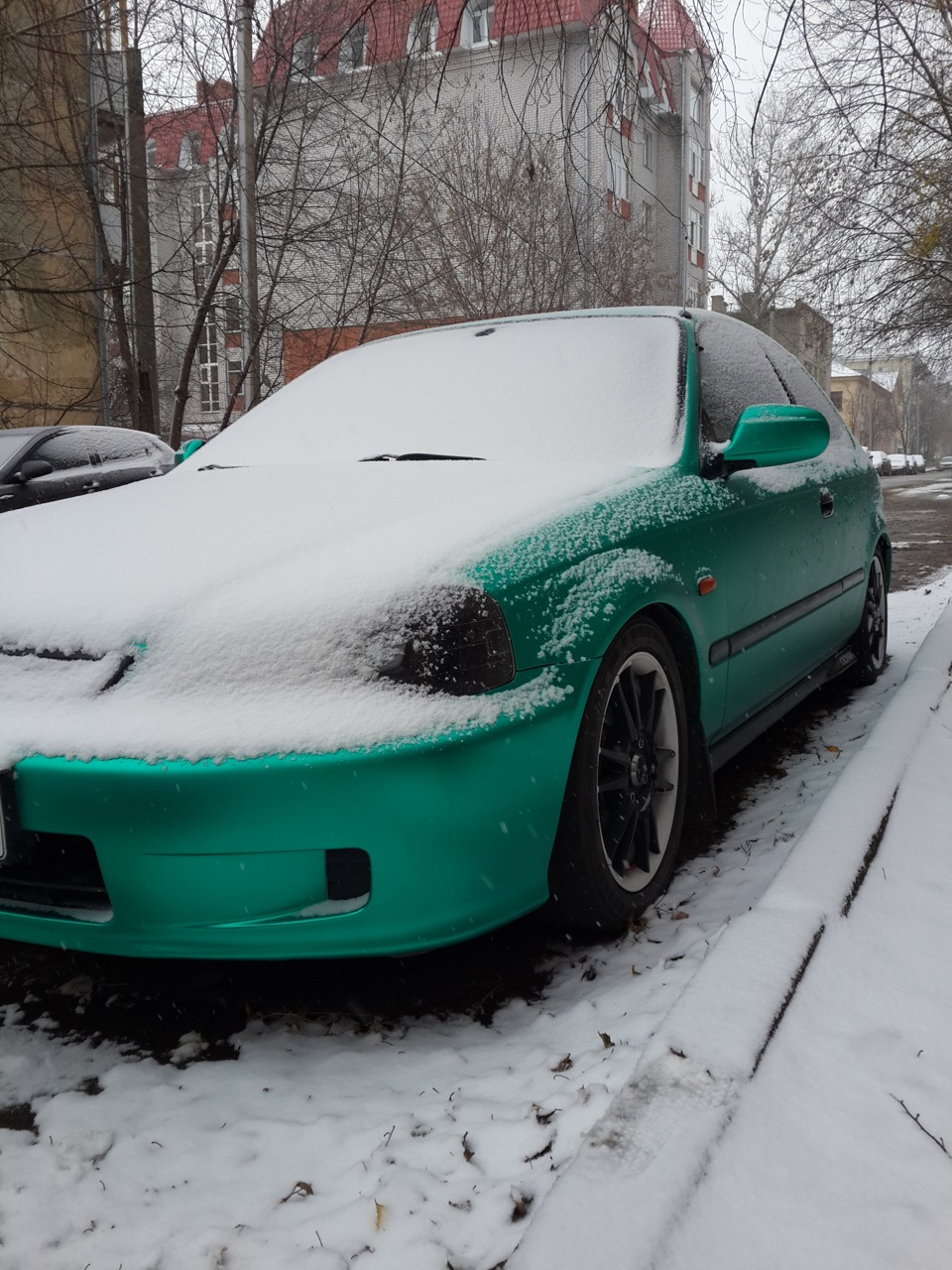 Зимние колеса, ТО и фетиш ^_^ — Honda Civic Hatchback (6G), 1,5 л, 2000 ...