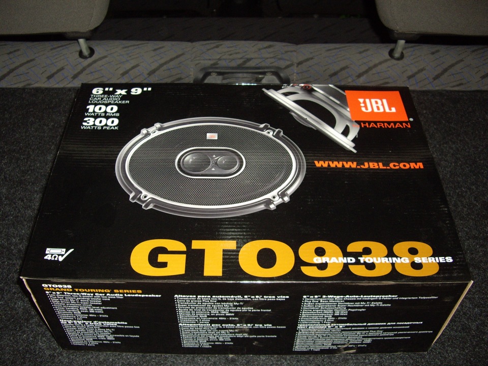 JBL GTO 938 + полка акустическая — Lada 2115, 1,6 л, 2007 года ...
