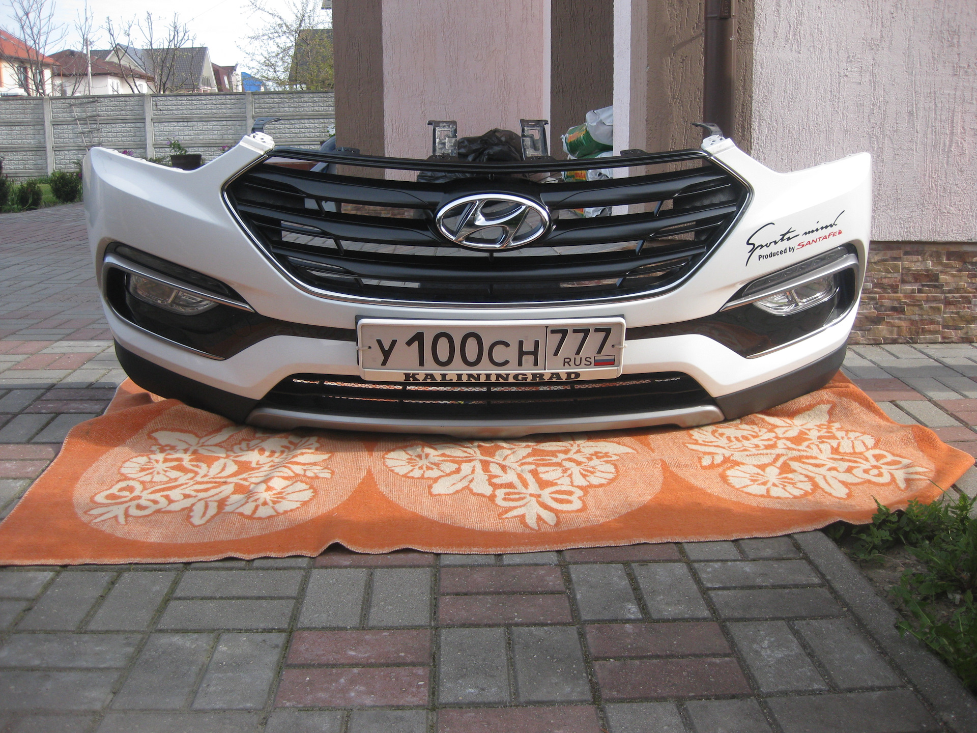 Решетка hyundai santa fe