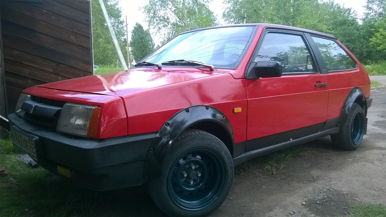 Фендера, юбки, решотка — Lada 2108, 1,6 л, 1986 года | тюнинг | DRIVE2