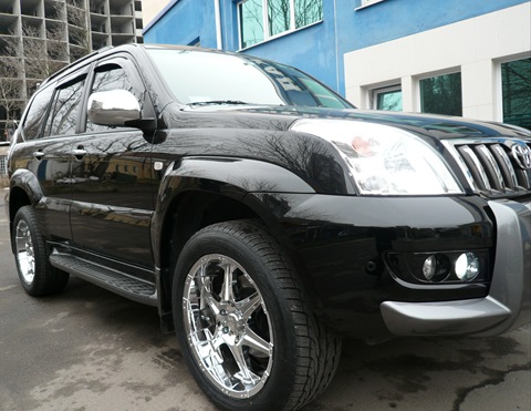 Chrome wheels - Toyota Land Cruiser Prado 40L 2007