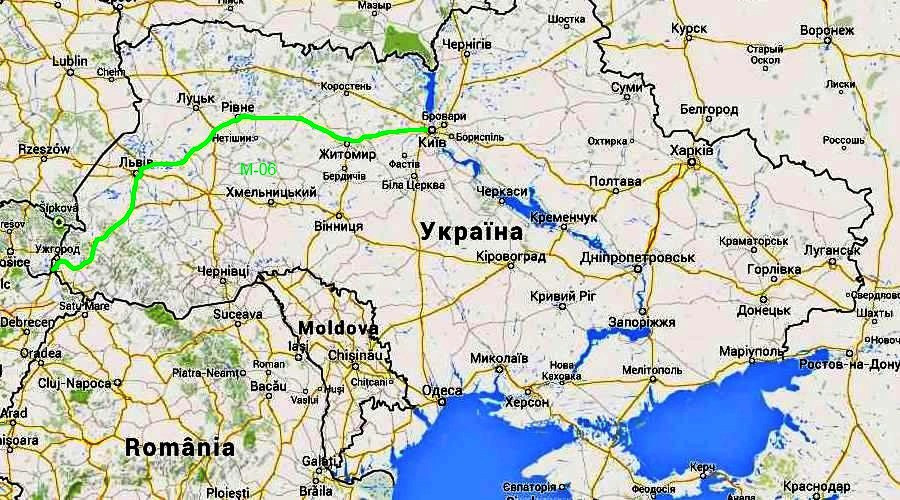 Запорожье автомобильная карта