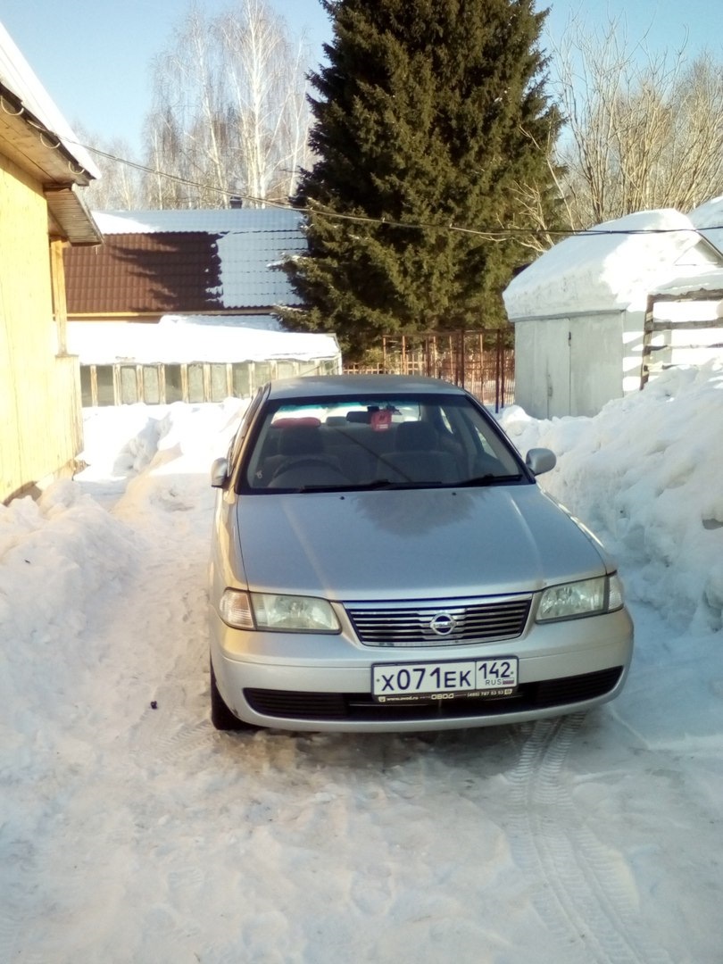 Закрытие сессии)26.01.16 — Nissan Sunny (B15), 1,5 л, 2003 года ...