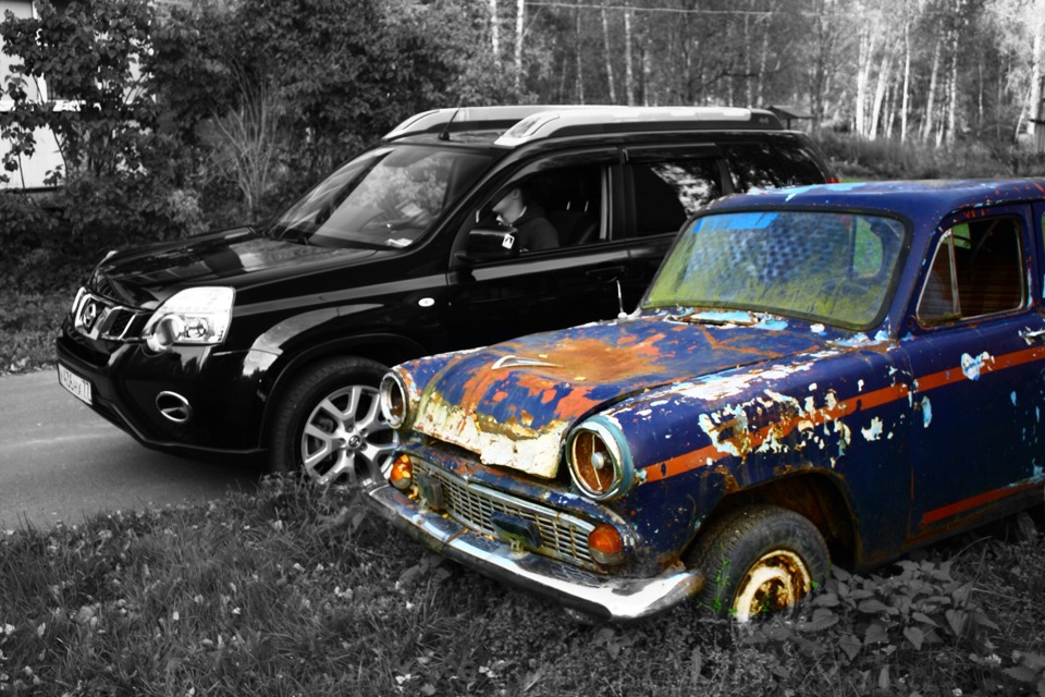 РЕТРО МОСКВИЧ И Х-Траил — Nissan X-Trail II (t31), 2 л, 2012 года ...