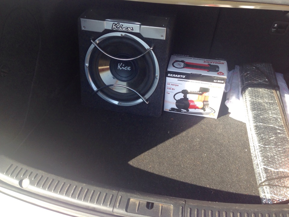 Сабвуфер Kicx ICQ 300BA — Mazda 3 (1G) BK, 1,6 л, 2006 года | автозвук ...