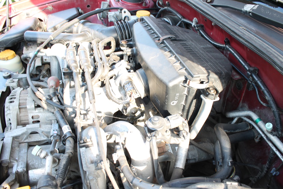 Прочистка дроссельной заслонки — Subaru Impreza (GD, GG), 1,5 л, 2001 ...