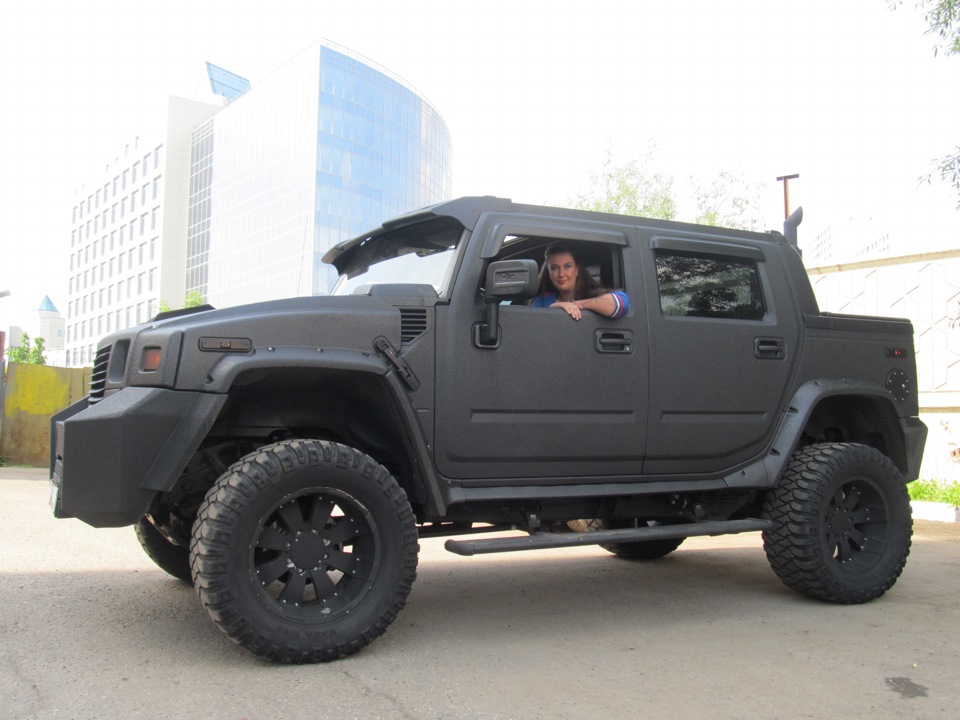 Hummer h2 черного цвета