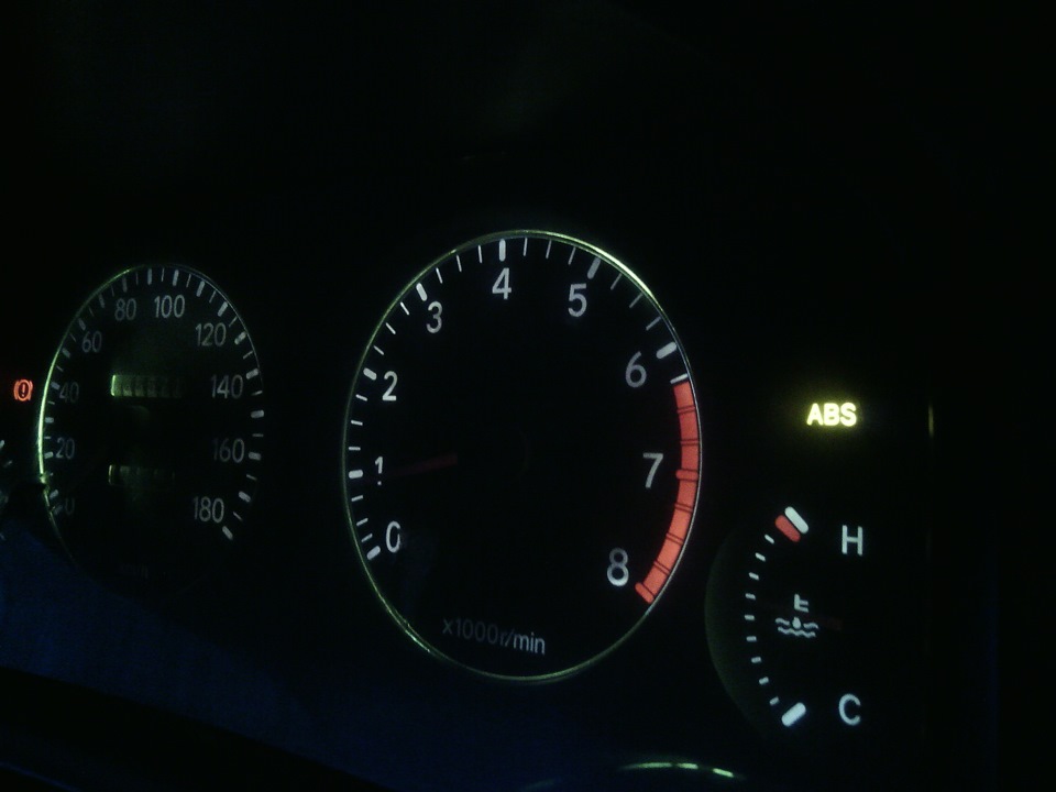 лампочки в приборке) — Toyota Sprinter (100), 1,5 л, 1992 года ...