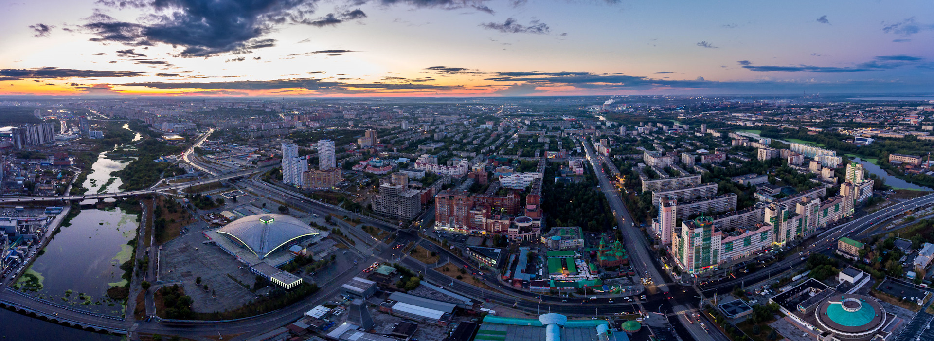 Челябинск панорама города