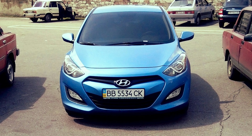 тонировка — Hyundai i30 (2G), 1,6 л, 2013 года | стайлинг | DRIVE2