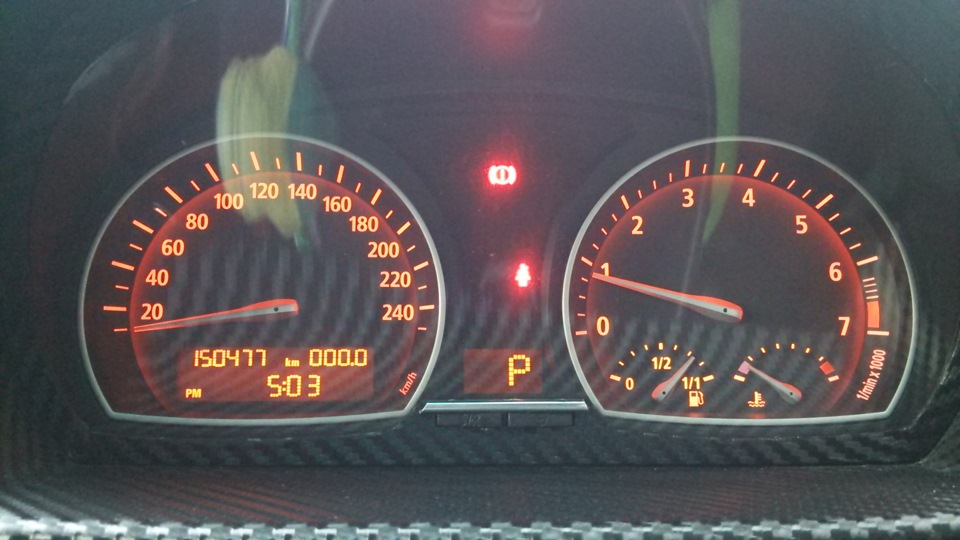 2008 bmw x3 dash lights