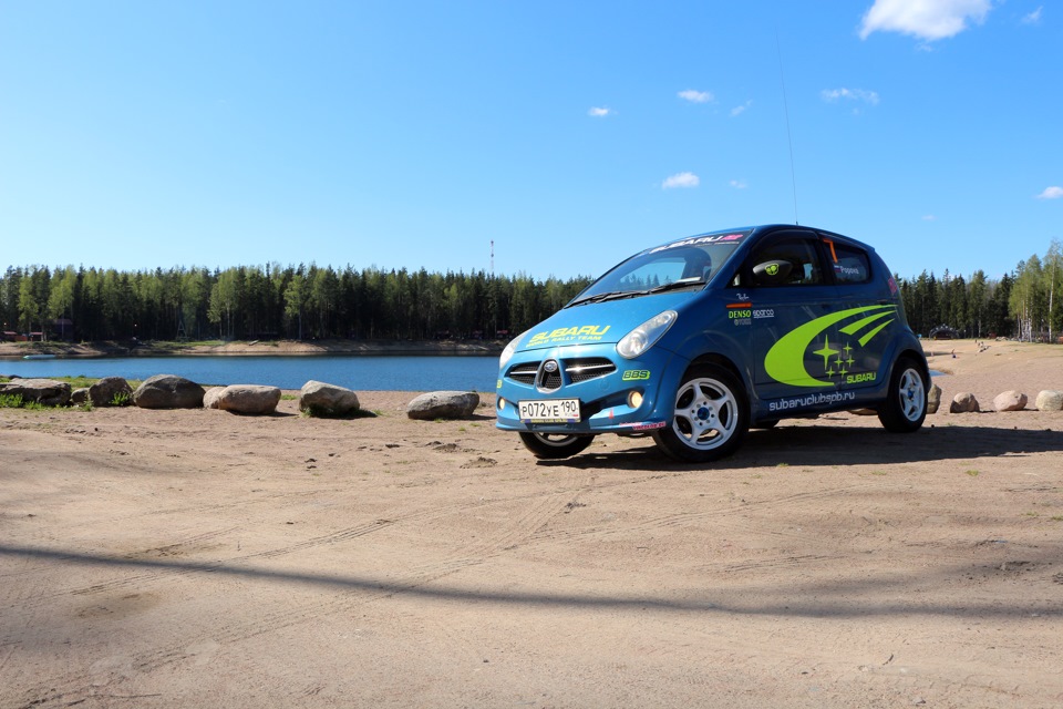 Японское литье :) — Subaru R2, 0,7 л, 2004 года | колёсные диски | DRIVE2