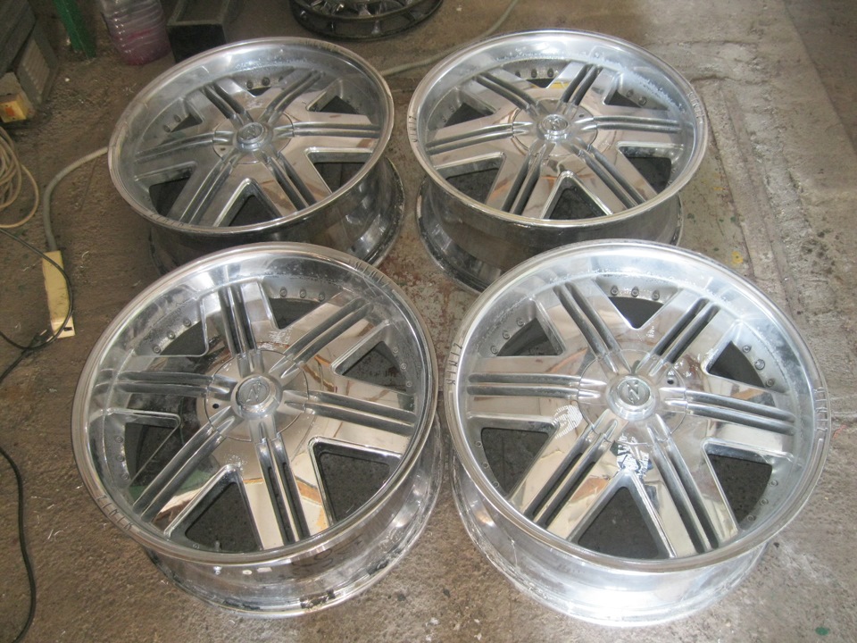 Удаление хрома с дисков — Wheel Restoration на DRIVE2