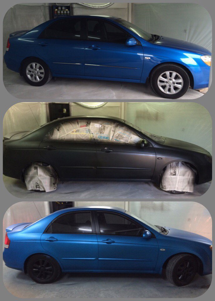 Красим жидкой резиной DEMPINOX — KIA Cerato (1G), 2 л, 2007 года ...