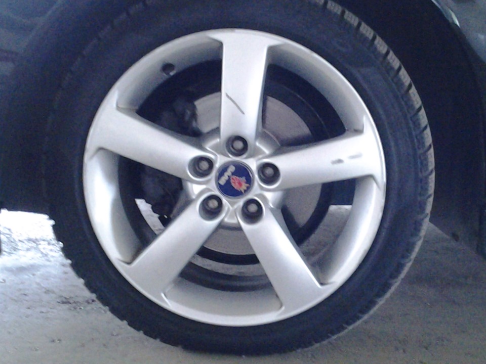 заменил тормозные диски по кругу — Saab 9-3 (2G), 2 л, 2007 года ...