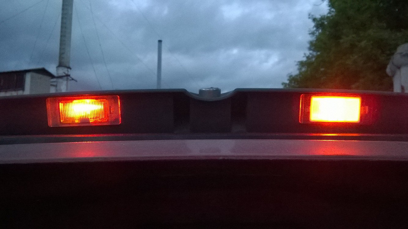 # Подсветка номера — Lada Калина Хэтчбек (1G), 1,6 л, 2007 года ...