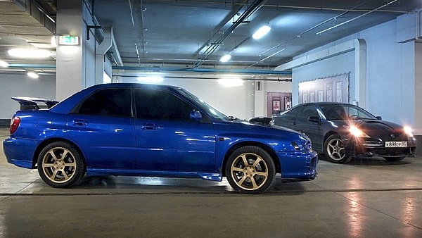 Subaru Impreza WRX WR BLUE MICA PEARL на DRIVE2.RU.