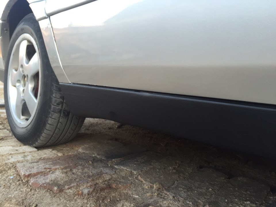 Покраска порогов Антигравием — Volkswagen Passat B4, 1,9 л, 1995 года ...