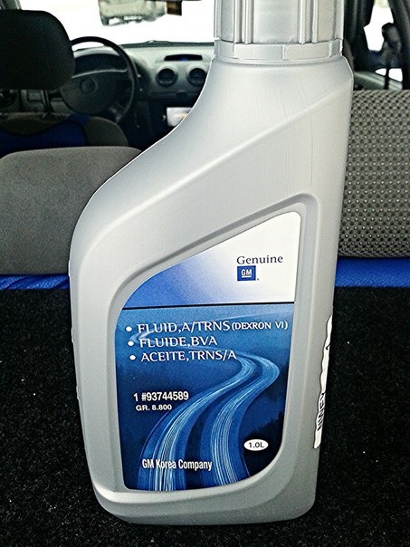 93744589 Масло трансмиссионное-DEXRON 6 (АКПП/ГУР) 1л. / Chevrolet ...