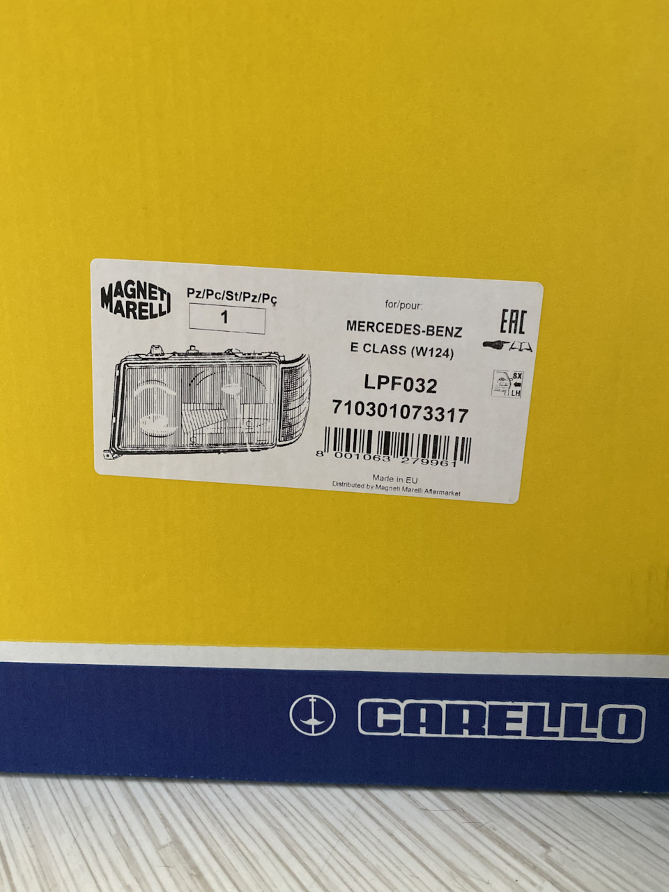 Фото в бортжурнале Mercedes-Benz E-Class (W124). Запчасти на фото: 710301073317