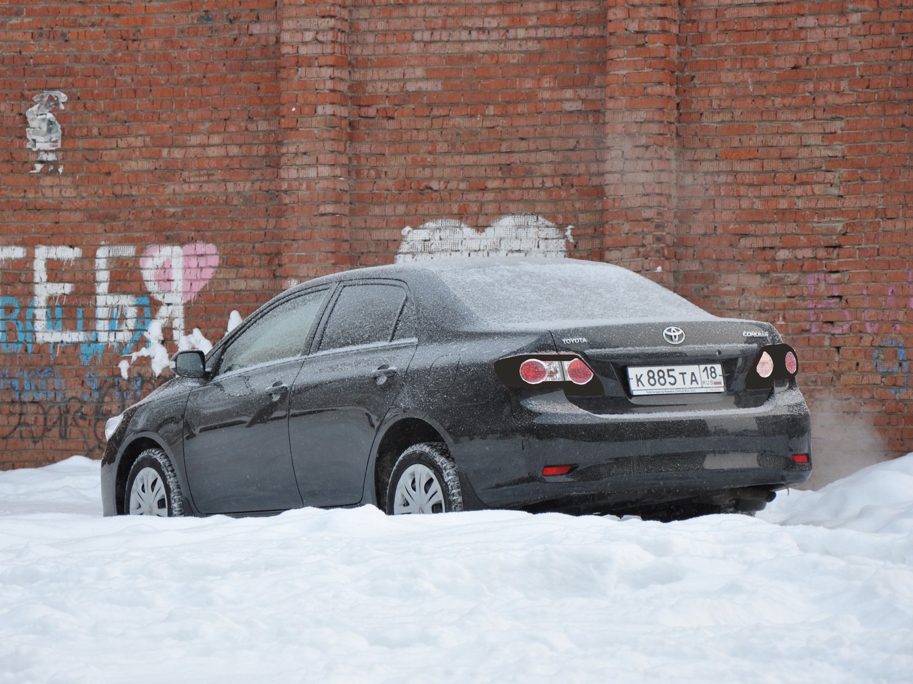 Задние фонари — Toyota Corolla (140/150), 1,6 л, 2010 года | тюнинг | DRIVE2