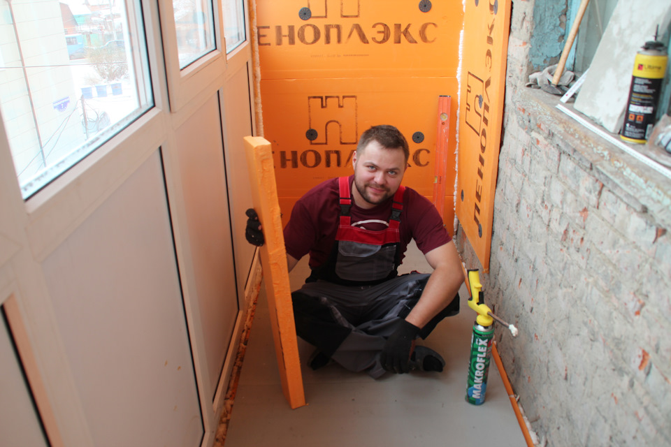 Утепляем лоджию. Часть №2 стяжка на пол — Сообщество «Сделай Сам» на DRIVE2