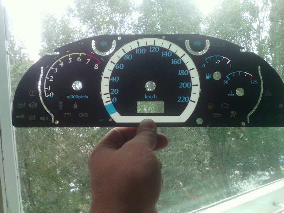 Пересвет приборной панели № 1 — Chevrolet Lacetti Sedan, 1,6 л, 2008 ...