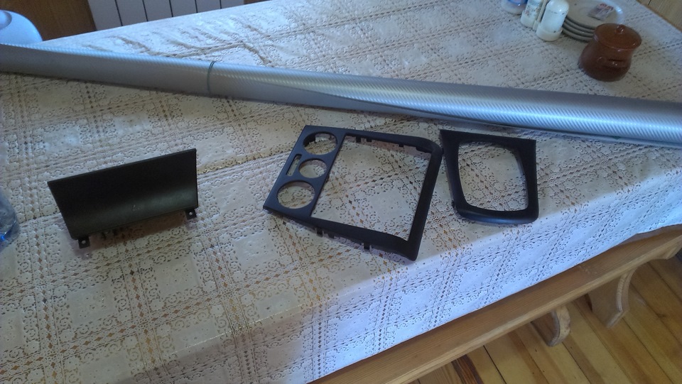 Центральный пластик в карбон — Skoda Octavia A4 Mk1, 1,6 л, 2008 года ...