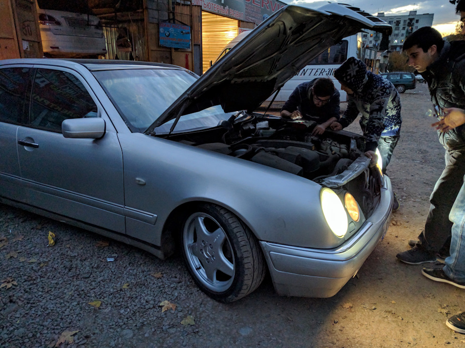 —Диагностика и фотки — Mercedes-Benz E-class (W210), 3,2 л, 1997 года ...