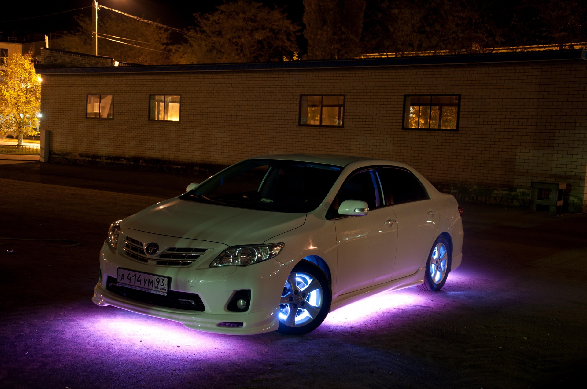 RGB подсветка днища — Toyota Corolla (140/150), 1,6 л, 2010 года | тюнинг |  DRIVE2